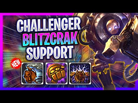 LEARN HOW TO PLAY BLITZCRANK SUPPORT LIKE A PRO! | Challenger Plays Blitzcrank Support vs Zyra!  Sea