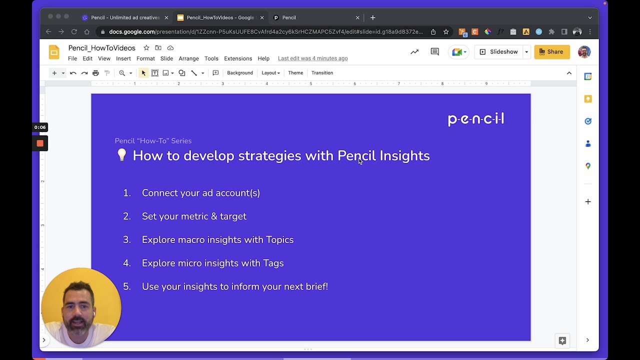 How to develop strategies with Pencil Insights
