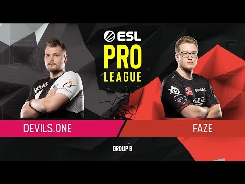 CS:GO - FaZe vs. devils.one [Train] Map 1 - Group B - ESL Pro League Season 9 Europe