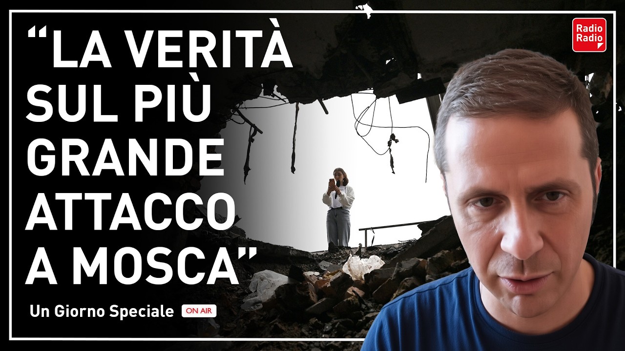 RUSSIA SOTTO ATTACCO MA "LA PIOGGIA DI DRONI STA PER COSTARE CARA ALL'OCCIDENTE" | Giacomo Gabellini