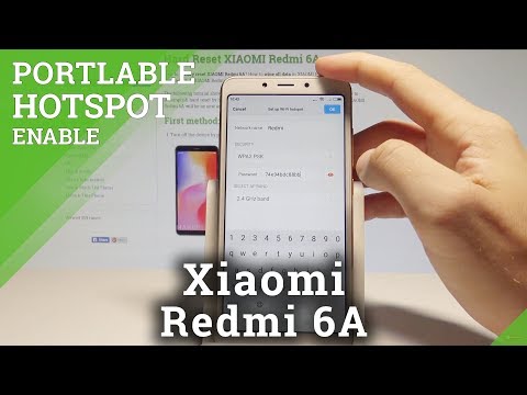 How to Enable Portable Hotspot XIAOMI Redmi 6A - Wi-Fi Sharing / Set Up Hotspot