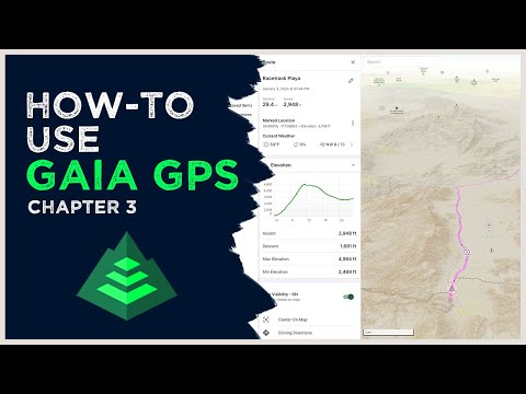 How-to GAIA GPS Video Series for Overlanding - Chapter 3 Creating Waypoints, Routes and Area
