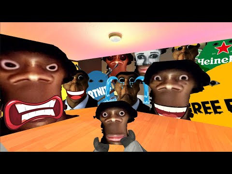 Saving Baby Aughhh From Angry Augh, Angry Munci Family, Obunga Family And Aughhh Family Nextbot Gmod