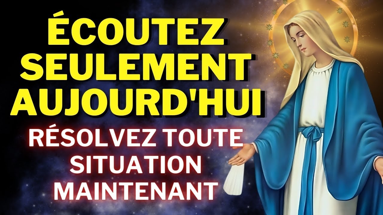 💖PRIÈRE PUISSANTE À NOTRE-DAME DES GRÂCES - DEBLOQUER TOUTE SITUATION IMPOSSIBLE
