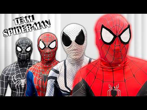 What If 5 SPIDER-MAN in 1 HOUSE..? || Gold Is Not Good  , Go To Trainning Nerf Gun !!