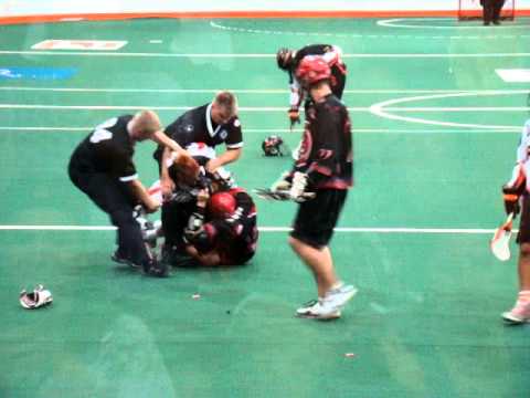 SN Rebels vs Wallaceburg (July 20, 2012)(GM1 - Semi Finals) #1 Fight