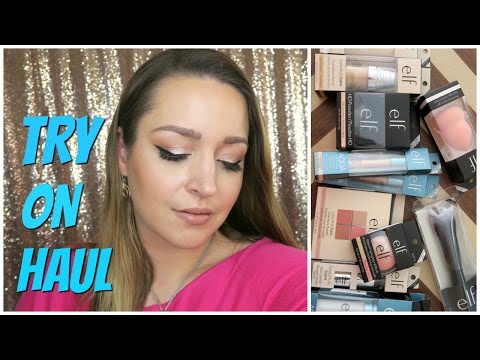 ELF Try On Haul ~ New Products! Drugstore Makeup GRWM | DreaCN Video