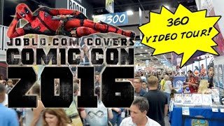COMIC CON 2016: Convention Floor 360 Degree Video Tour!