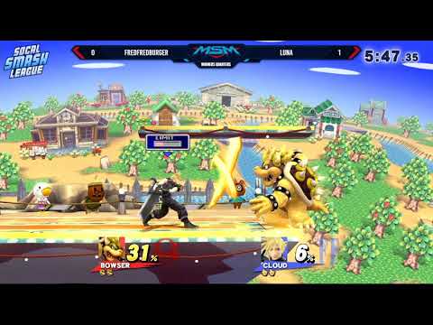 MSM 168 - Luna (Cloud) vs Fredfredburger (C.Falcon) Winners Quarters - Smash 4