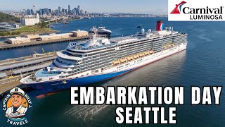 Planes, Hotel & A Cruise Ship: My Carnival Luminosa Journey to Alaska Begins! It's CRUISE DAY! 🚢⚓