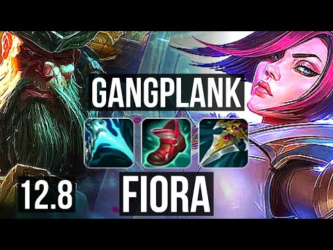 GANGPLANK vs FIORA (TOP) | 4.1M mastery, 7 solo kills, 1200+ games | EUW Master | 12.8
