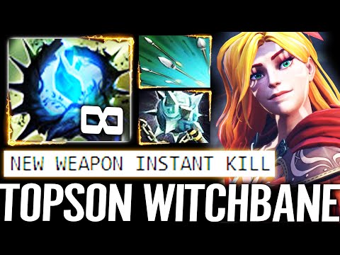 🔥 TOPSON New Weapon - Witchbane Windranger 1 Ult Instant Kill WTF IMBA MID 7.30 Dota 2 Pro