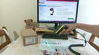 รีวิว สาธิต ทดสอบ Datalogic PD9130 industrial Barcode Scanner เครื่องอ่านบาร์โค้ด