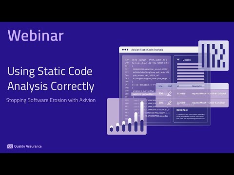 Webinar: Using Static Code Analysis Correctly