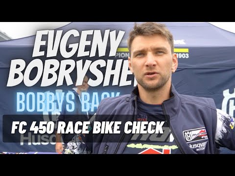 EVGENY BOBRYSHEV BRITISH MOTOCROSS FOXHILLS - WE ARE BACK! HUSQVARNA FC450 RACE BIKE CHECK AND MORE!