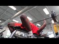Bench Press (pause reps)no spotter 225×12 bodyweight 217 lbs