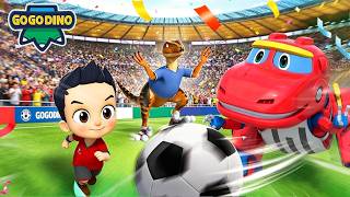 Download lagu GOGODINOS6 | ⚽Dinosaur Soccer Match! 🦖 | Cartoon | Animation | Dinosaur | Episode 24 mp3