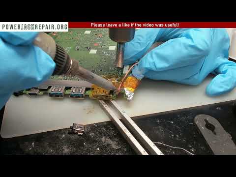 How to fix repair a broken power jack on Acer Swift SF315-52 ER5EA laptop  no power not charging