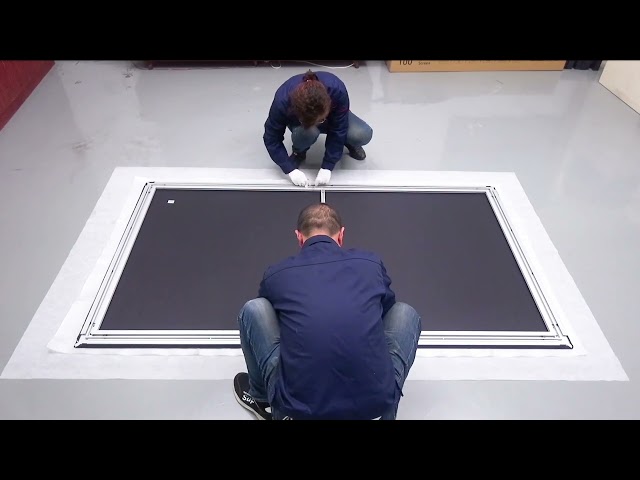 Video Teaser für Laser TV 100 Zoll Soft Screen Daylight Bildschirm- Installation und Einstellung