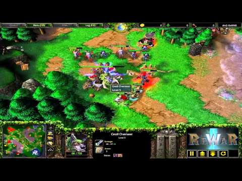 Lucifer.M.Zero (UD) vs IAM Zhou xixi (NE) - Game 1 - WarCraft 3 gameplay - RN352