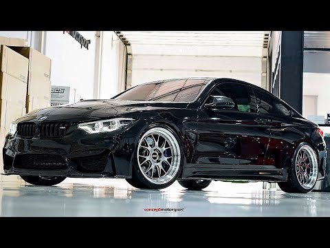 BMW M4 with  BBS LMR and KW Has