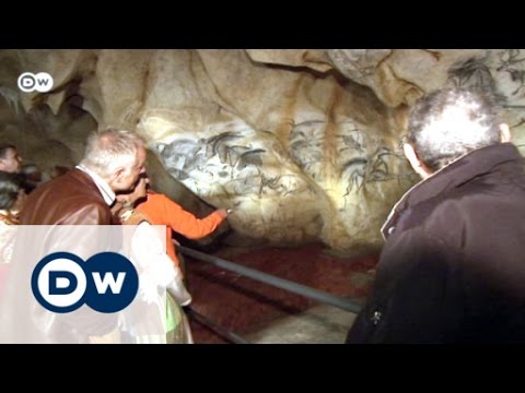 First visitors inside the Chauvet Cave replica | Euromaxx