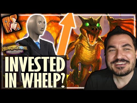I INVESTED IN RED WHELP?! - Hearthstone Battlegrounds