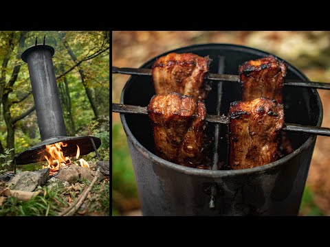 🥩 Serbian Chimney-Smoked Meat | Recipe That You Should See! 😵