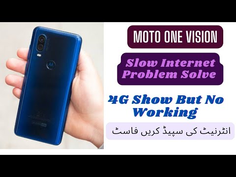 Moto One Vision Internet Setting | 4G Showing But Not Working