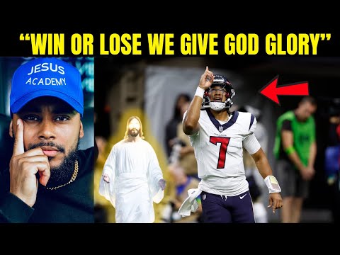 NFL star CJ Stroud speaks on giving God glory no matter what!