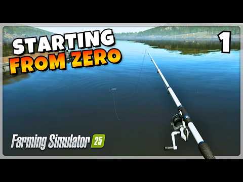 Can I Make $1,000,000 Starting With NOTHING But A Fishing Pole? | FS25 Fishing Challenge Series