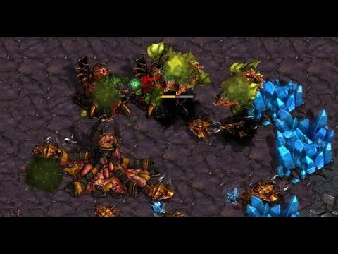 Effort (Z) v Hydra (Z) on Rush Hour - StarCraft  - Brood War REMASTERED