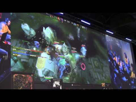 ESWC 2011: Last minutes of DOTA2 final (NaVi vs EHOME)