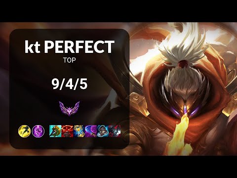 kt PerfecT Jax vs Rumble TOP - KR MASTER Patch 13.14