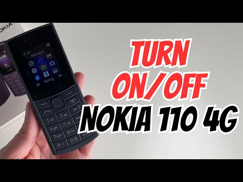 How to Turn Nokia 110 4G On/Off