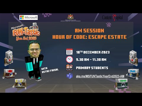 Tutorial Minecraft Hour of Code : Escape Estate