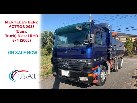 MERCEDES BENZ ACTROS 2635 (Dump Truck),Diesel,RHD 6×4 (2002)