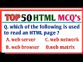 HTML MCQ, html question and answer