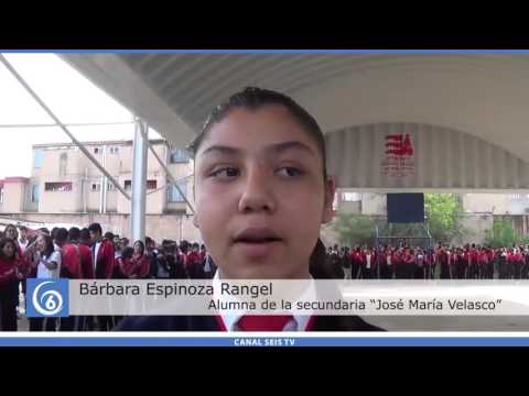 Inauguran techumbre en la secundaria José María Velasco en Unidad Villas de Ayotla