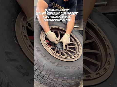 RRW RR7-H FLOW FORMED WHEELS ON 2025 TACOMA #88rotorsoffroad