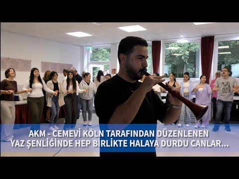 AKM - CEMEVİ KÖLN TARAFINDAN DÜZENLENEN YAZ ŞENLİĞİNDE HEP BİRLİKTE HALAYA DURDU CANLAR...