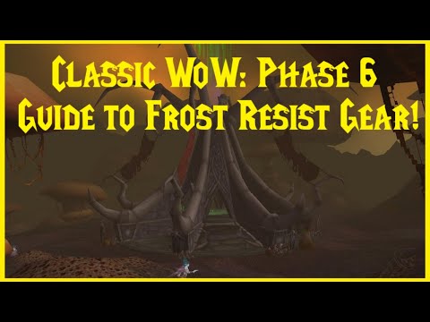 Classic WoW: Phase 6 Guide to Frost Resist Gear!