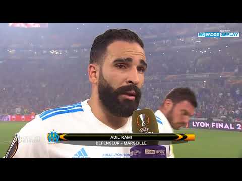 OM - Atletico Madrid : La réaction d'Adil Rami (Finale de la Ligue Europa)