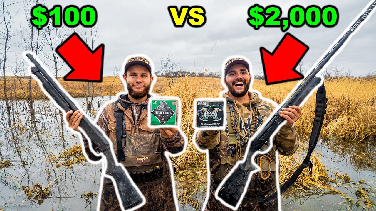 CHEAP vs EXPENSIVE Duck Hunting CHALLENGE!