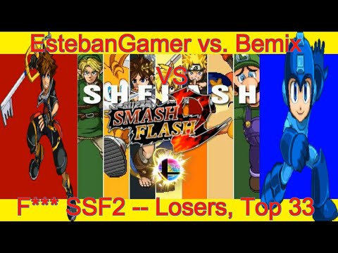 F*** SSF2 Losers Bracket Round 1 -- Bemix2004 (Sora, Ichigo) vs. EstebanGamer (Mega Man) 17-5-2020