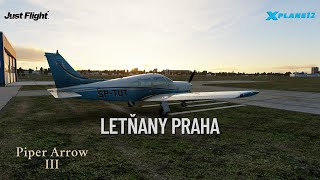 Piper Arrow III (PA28R) | Relaxed Sightseeing Letňany Praha | Full Tour