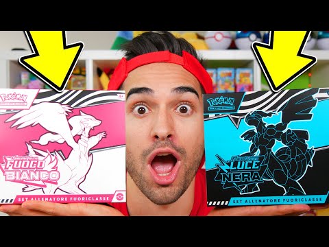 APRO I NUOVI SET ALLENATORE LUCE NERA E FUOCO BIANCO DI POKEMON