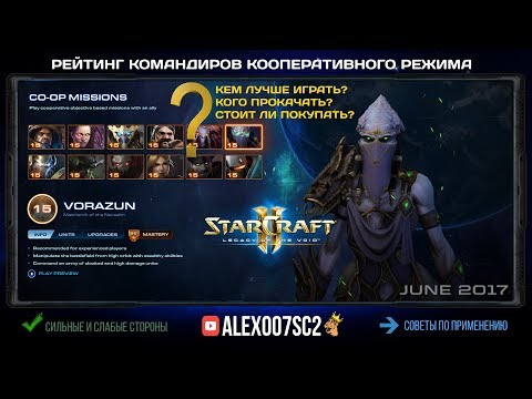 POWER RANK 2017: Рейтинг командиров кооперативного режима в StarCraft 2: LotV