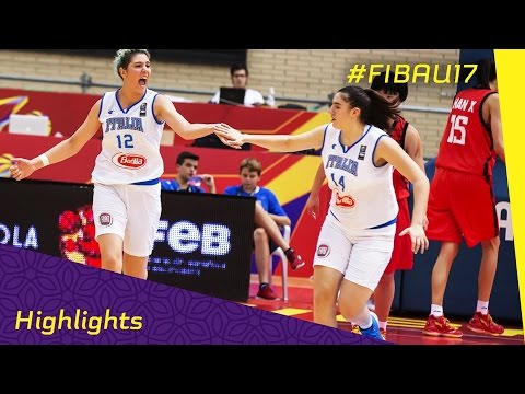 Italy v China - Semi Final - Highlights - FIBA U17 Women's World Championship 2016