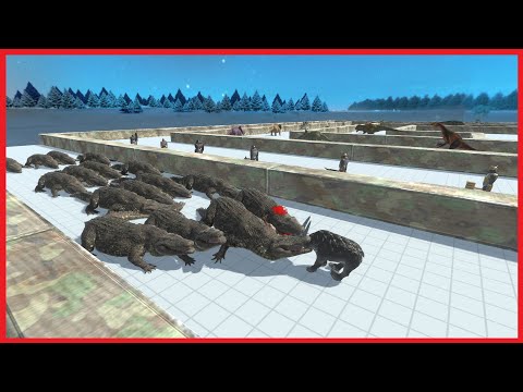 16x PURUSSAURUS DEATHRUN - ANIMAL REVOLT BATTLE SIMULATOR